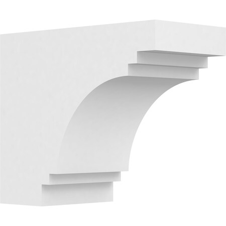 Ekena Millwork Standard Pescadero Architectural Grade PVC Rafter Tail, 6"W x 10"H X 12"L RFTP06X10X12PEC
